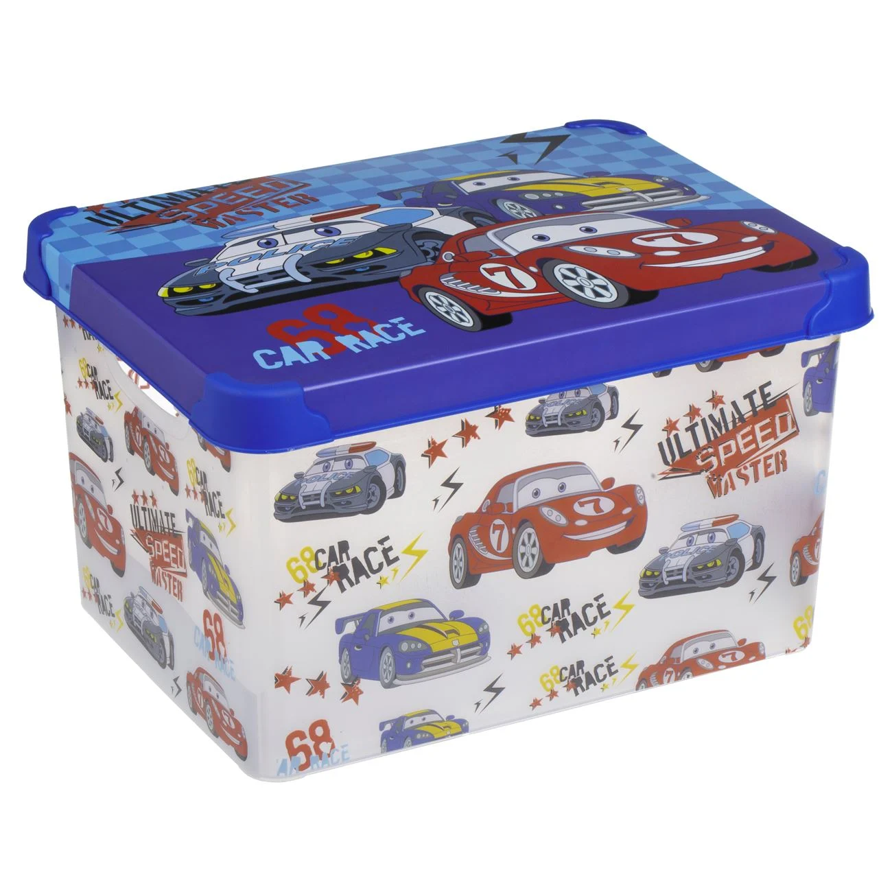 Cutie pentru Jucarii cu Capac & Model Masini 17L