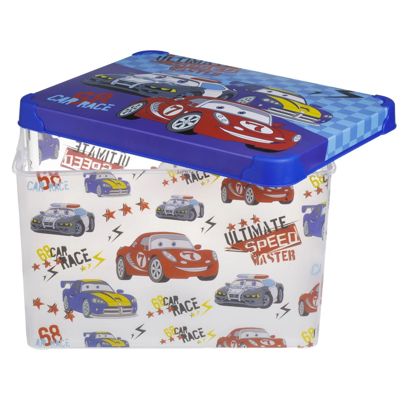 Cutie pentru Jucarii cu Capac & Model Masini 17L - poza 2