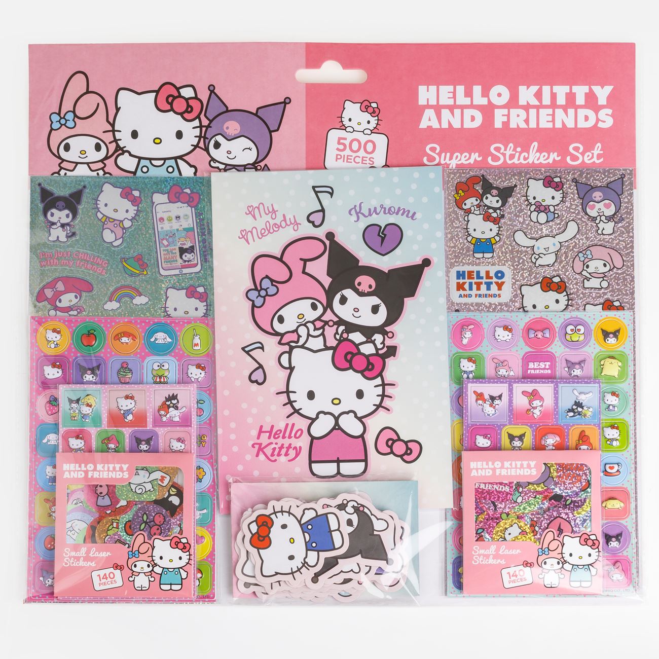 Set Autocolante & Bloc Hello Kitty & Friends - 500buc - poza 2