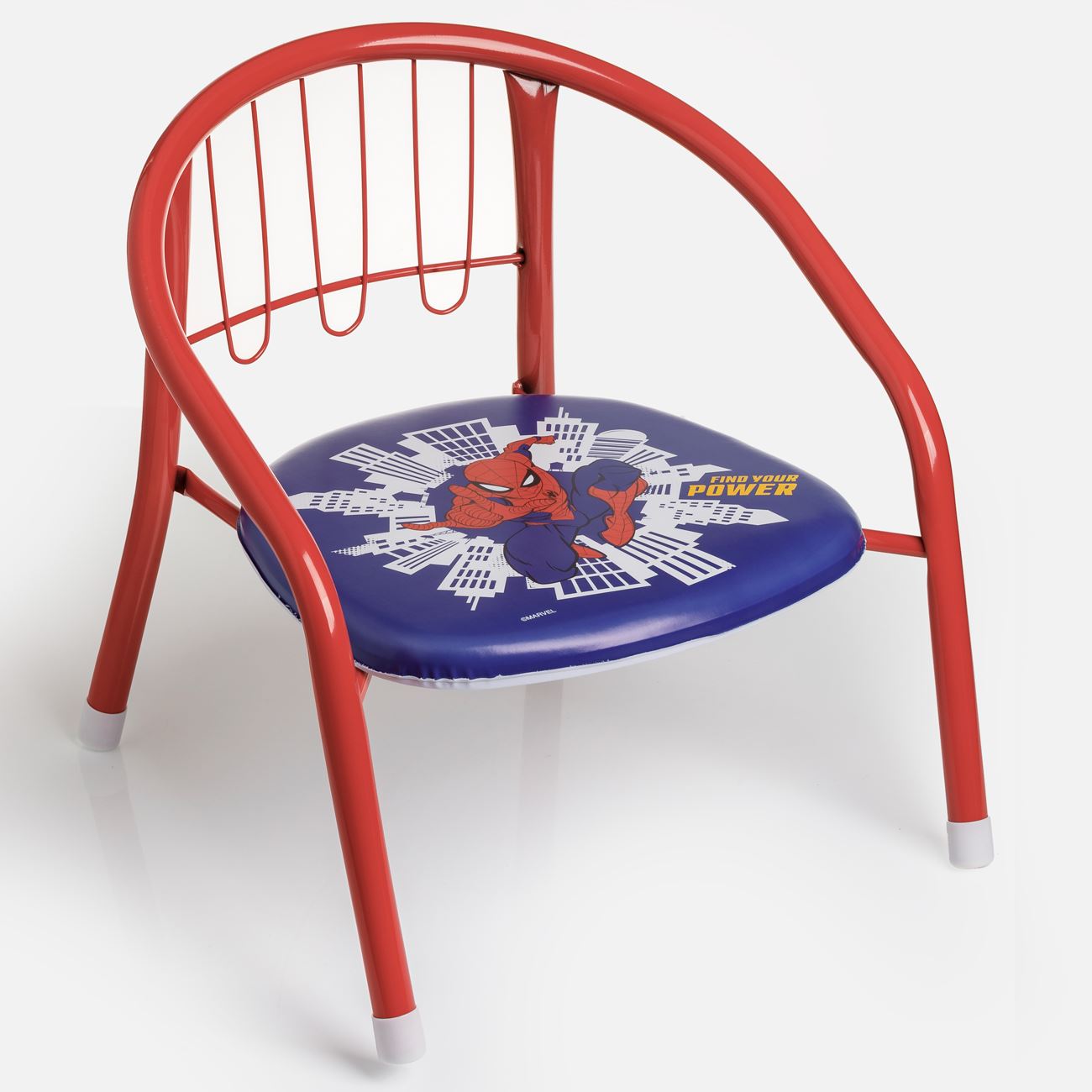 Scaun Metalic pentru Copii Spiderman 36x35x36cm