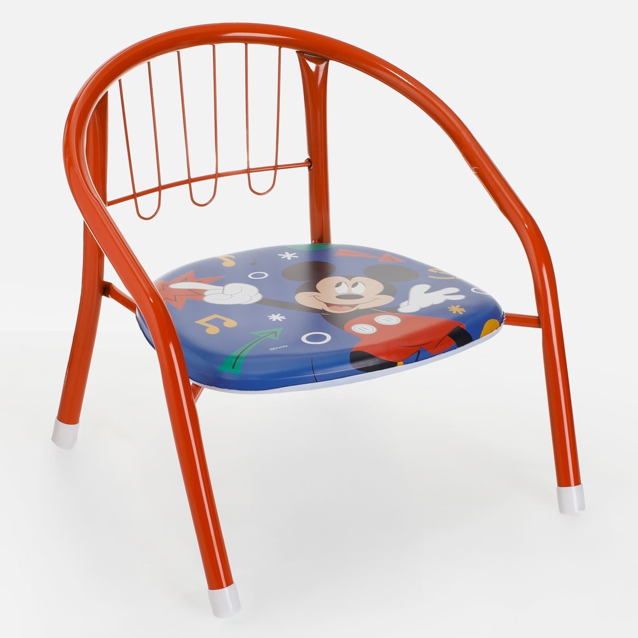 Scaun pentru Copii Metalic Mickey Rosu 36x35x36cm