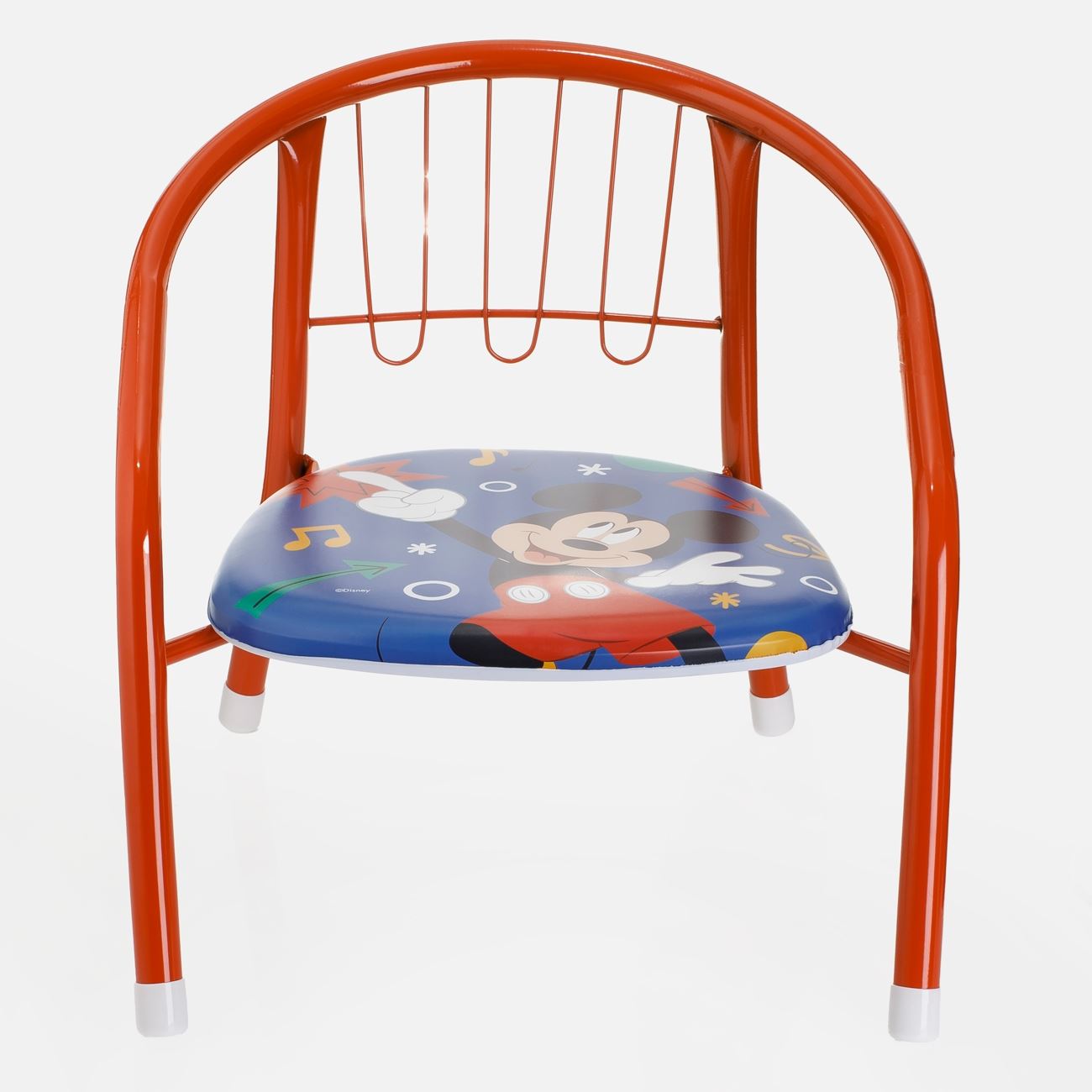 Scaun pentru Copii Metalic Mickey Rosu 36x35x36cm - poza 3