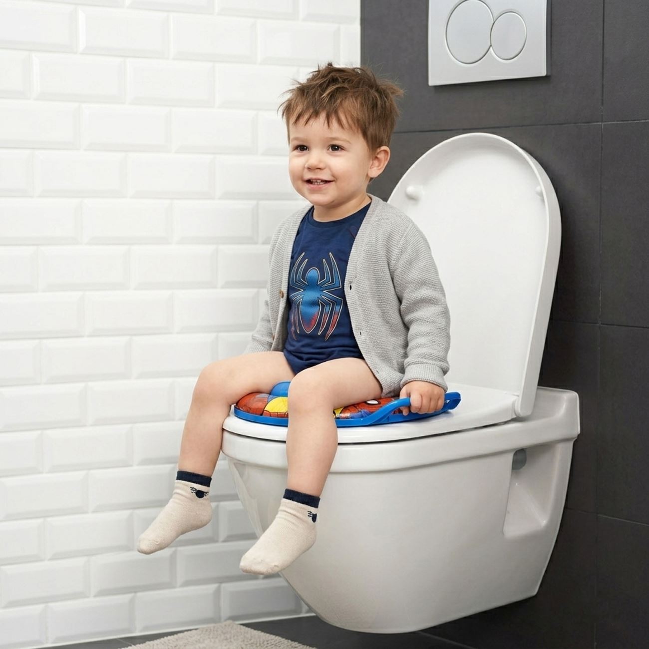 Reductor WC Spiderman 35x30cm - poza 2