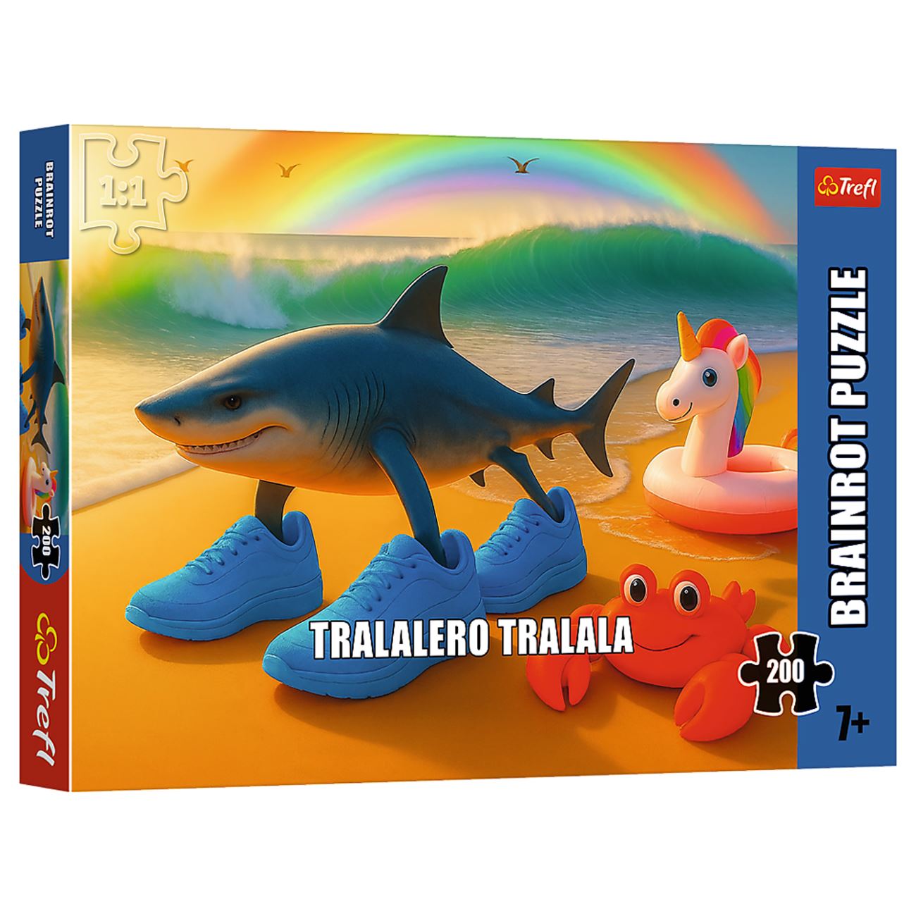 Puzzle Brainrots Tralalero Tralala (200 piese) - Trefl