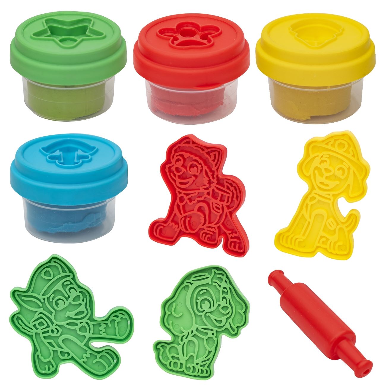 Set Plastilina DOH Paw Patrol cu Forme & Sucitor - poza 2