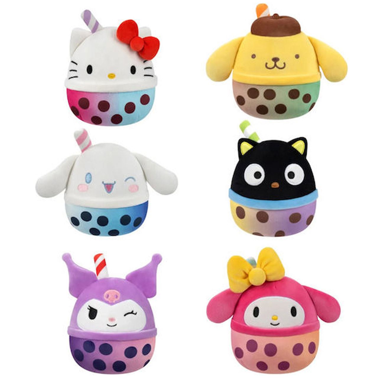 Jucarie de Plus Squishmallows - Scented Mystery Sanrio Hello Kitty and Friends (Blind Bag) - Gialamas