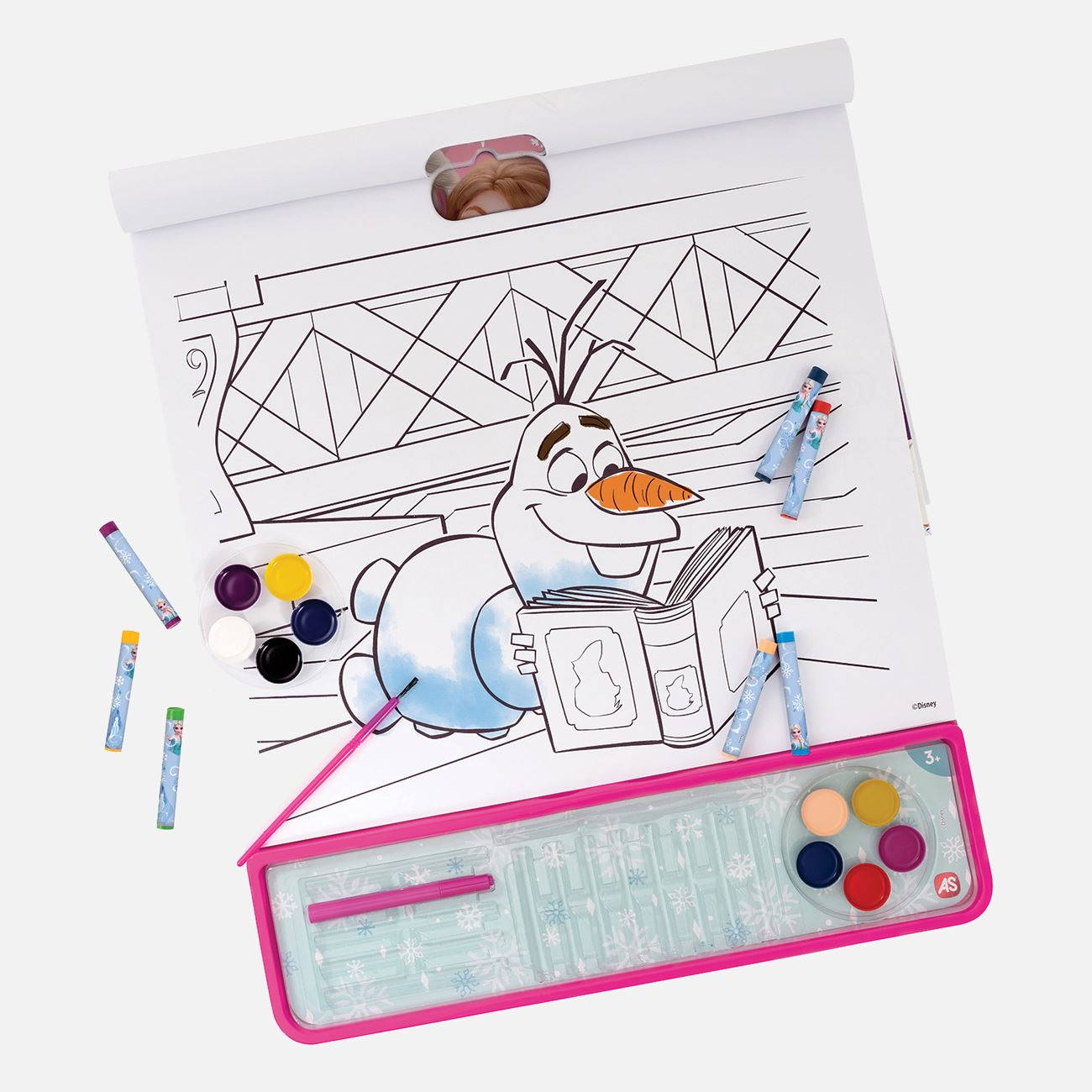 Giga Block Set de Colorat Frozen 5 in 1 - AS - poza 2
