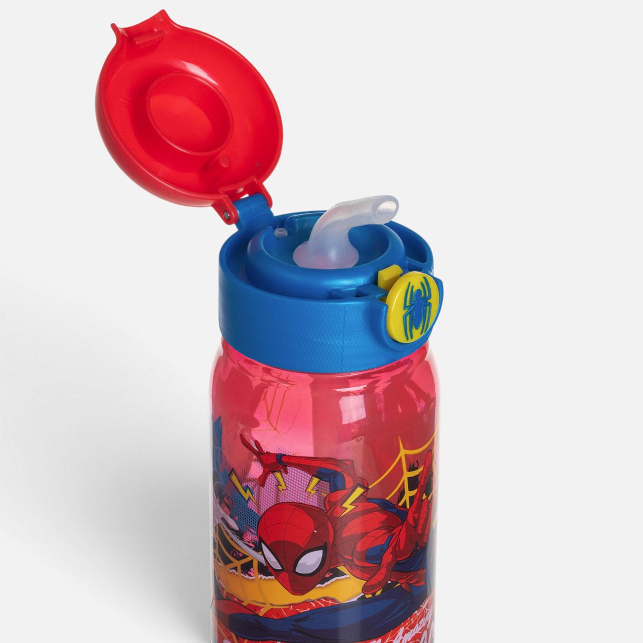 Sticla din Plastic Pop Up Spiderman pentru Copii 510ml - poza 3