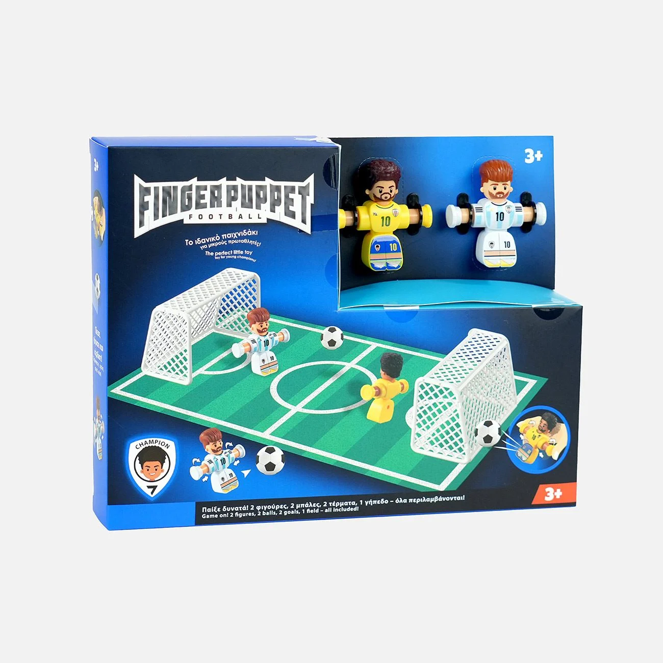 Fingerpuppet Teren & Figurine cu Minge