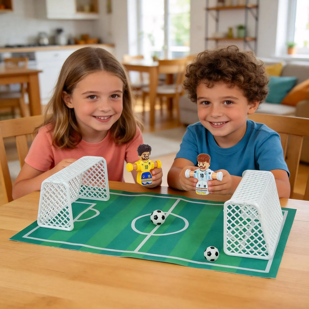 Fingerpuppet Teren & Figurine cu Minge - poza 3