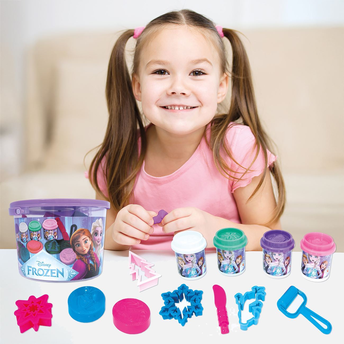 Plastilina Doh Galetusa Disney Frozen cu Accesorii - AS - poza 2
