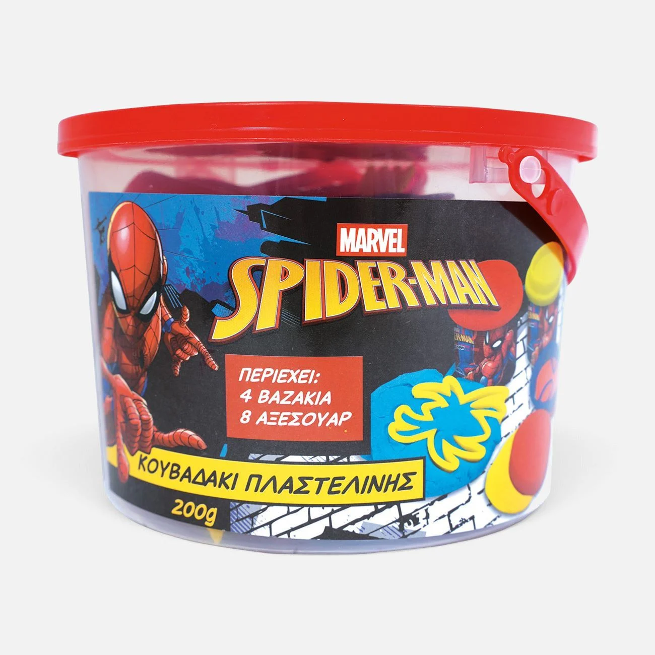 Plastilina Doh Galetusa Marvel Spiderman cu Accesorii - AS - poza 3