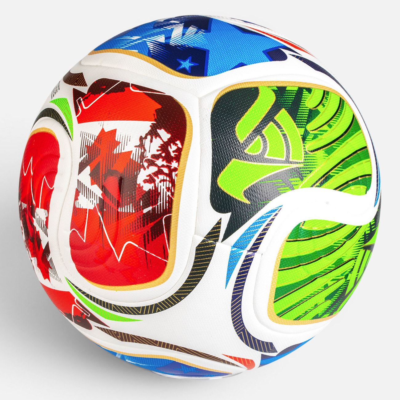 Minge de Fotbal Multicolora Nr. 5 - poza 2