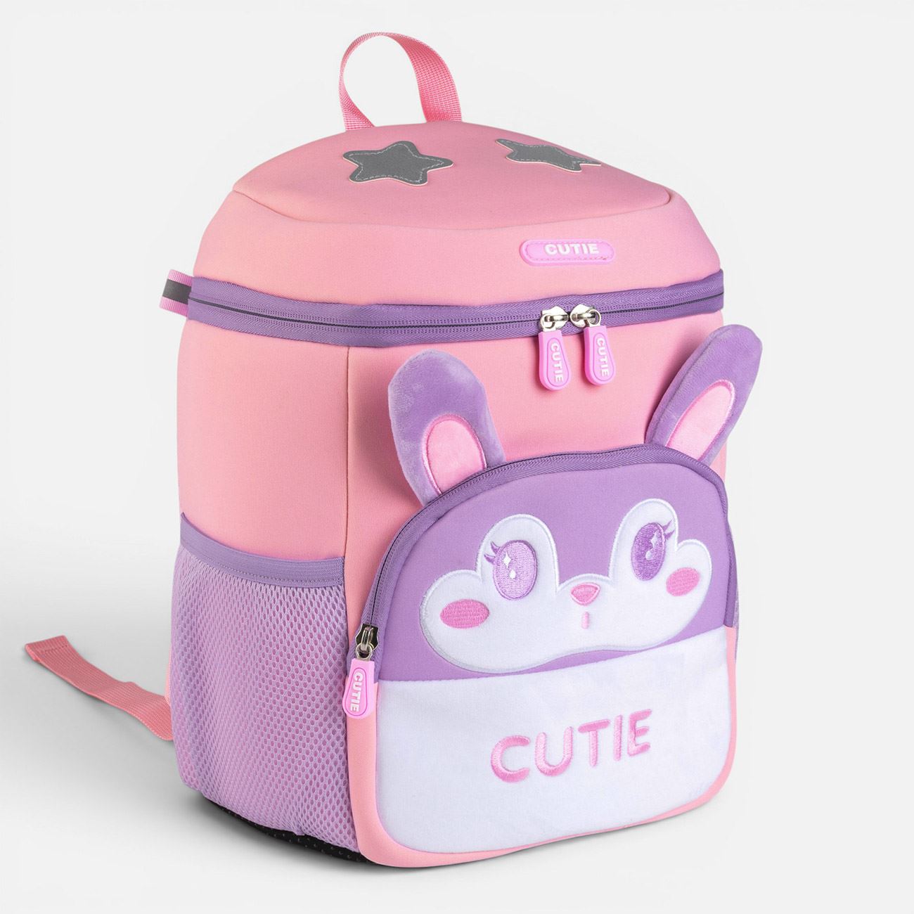 Ghiozdan Anatomic din Neopren cu Iepuras "Cutie" pentru Copii - poza 2