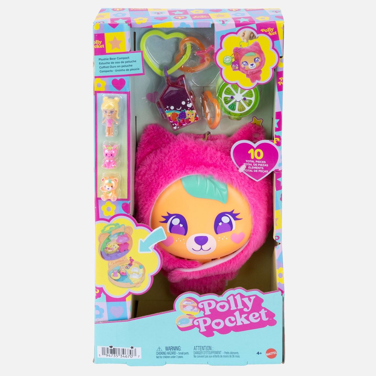 Polly Pocket Mini-Ursulet de Plus - Mattel