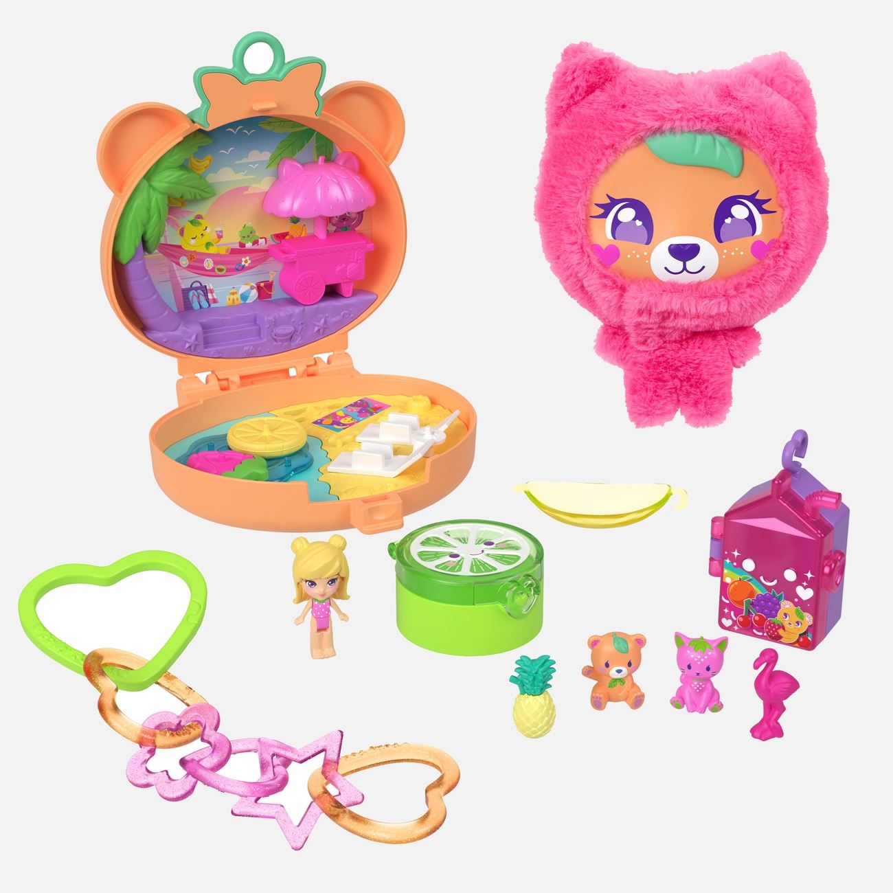 Polly Pocket Mini-Ursulet de Plus - Mattel - poza 3