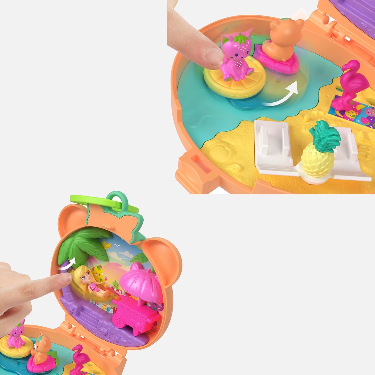 Polly Pocket Mini-Ursulet de Plus - Mattel - poza 5