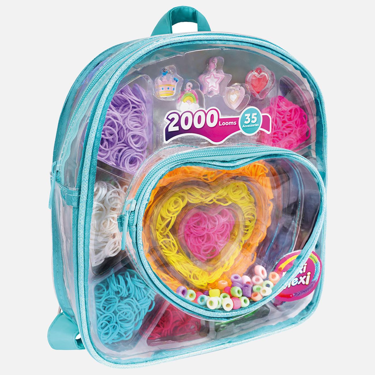 Plexi Flexi Rucsac cu 2000 de Elastice & 35 Accesorii - AS