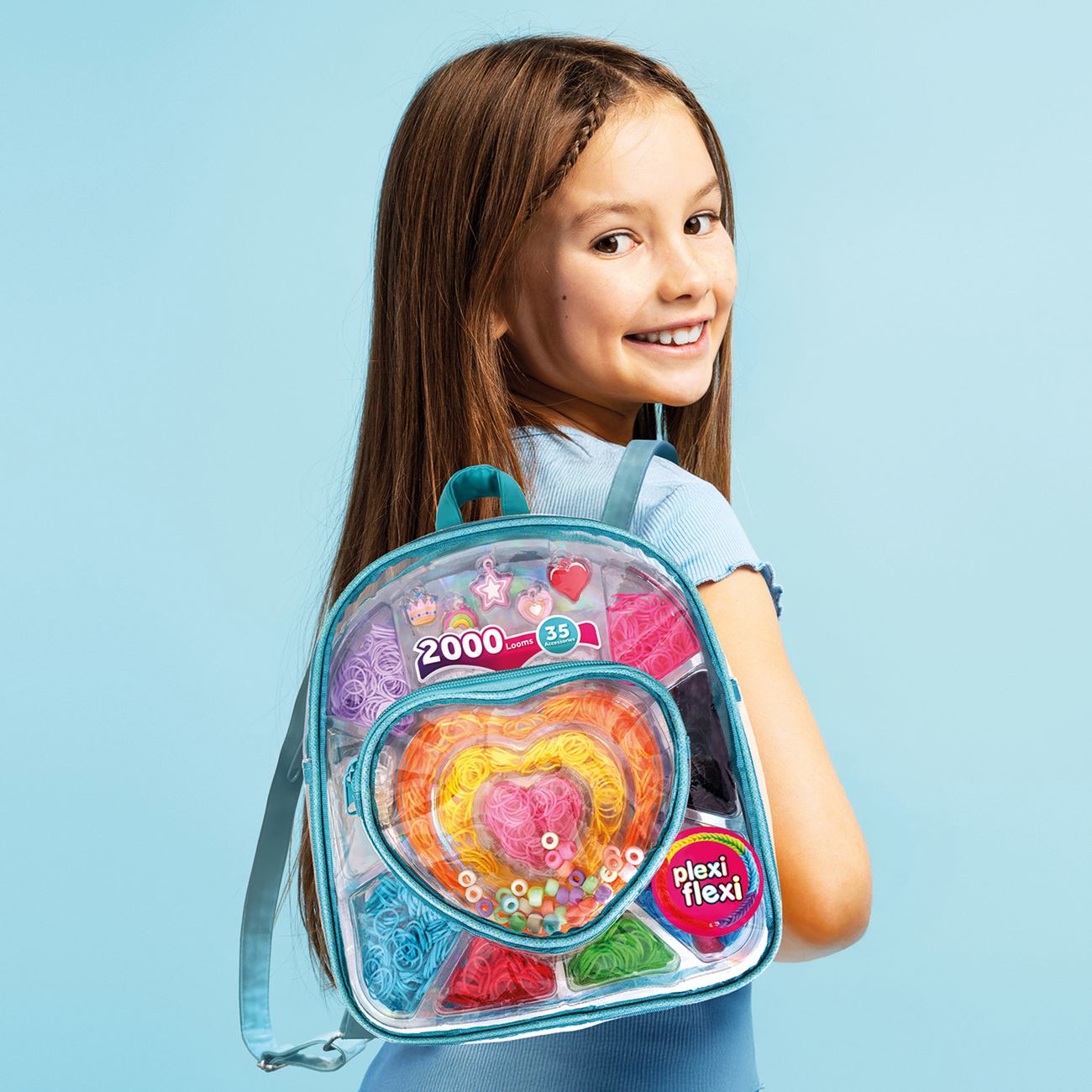 Plexi Flexi Rucsac cu 2000 de Elastice & 35 Accesorii - AS - poza 3