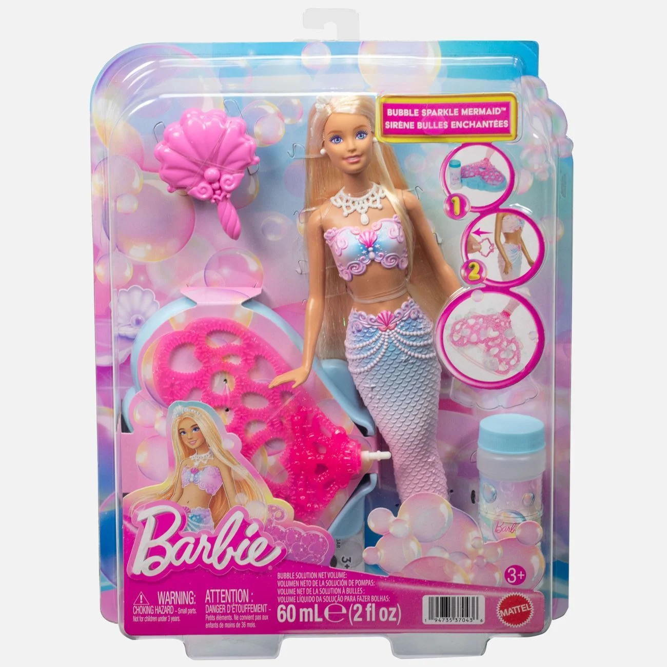 Papusa Barbie Sirena - Mattel - poza 2