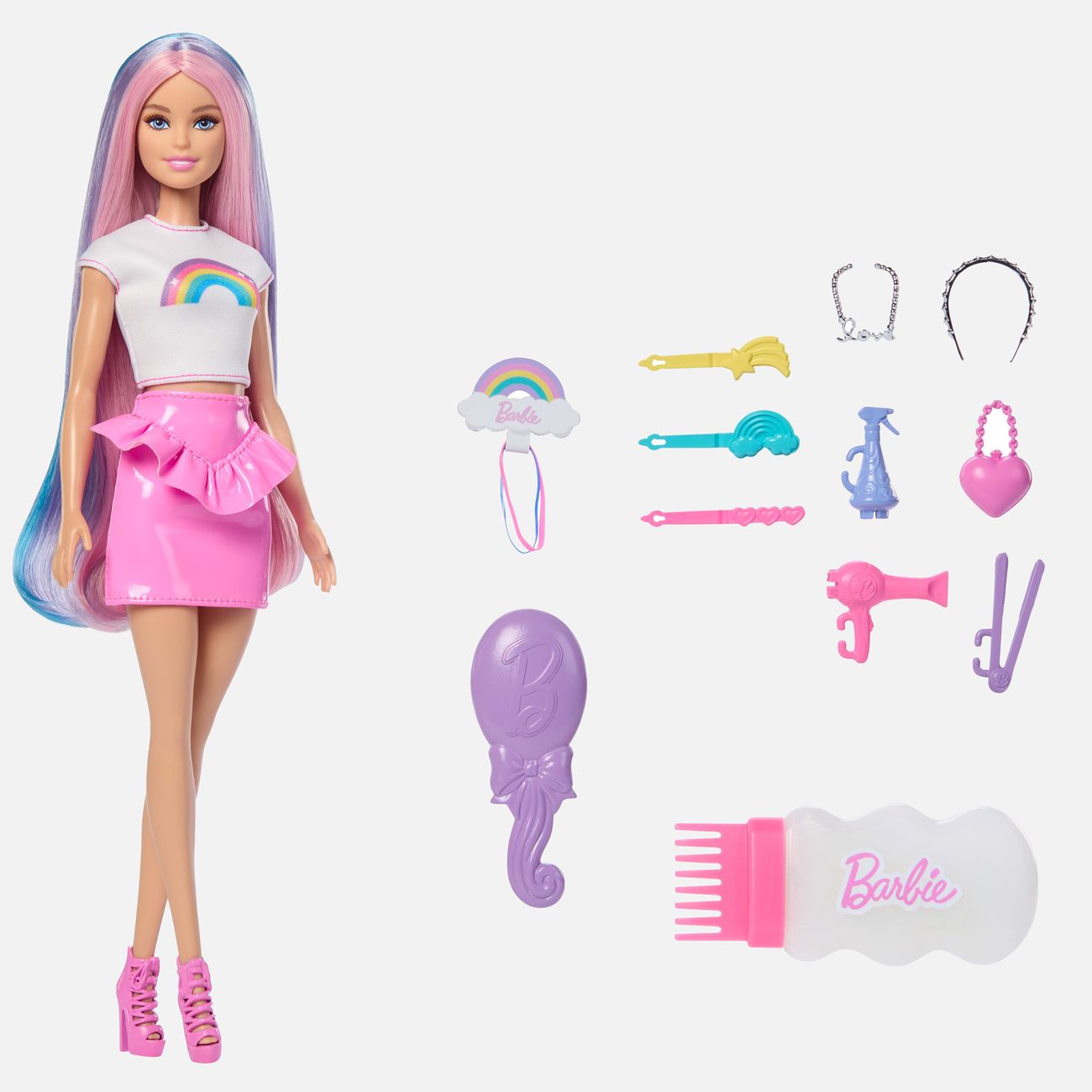 Papusa Barbie Par Multicolor - Mattel - poza 3