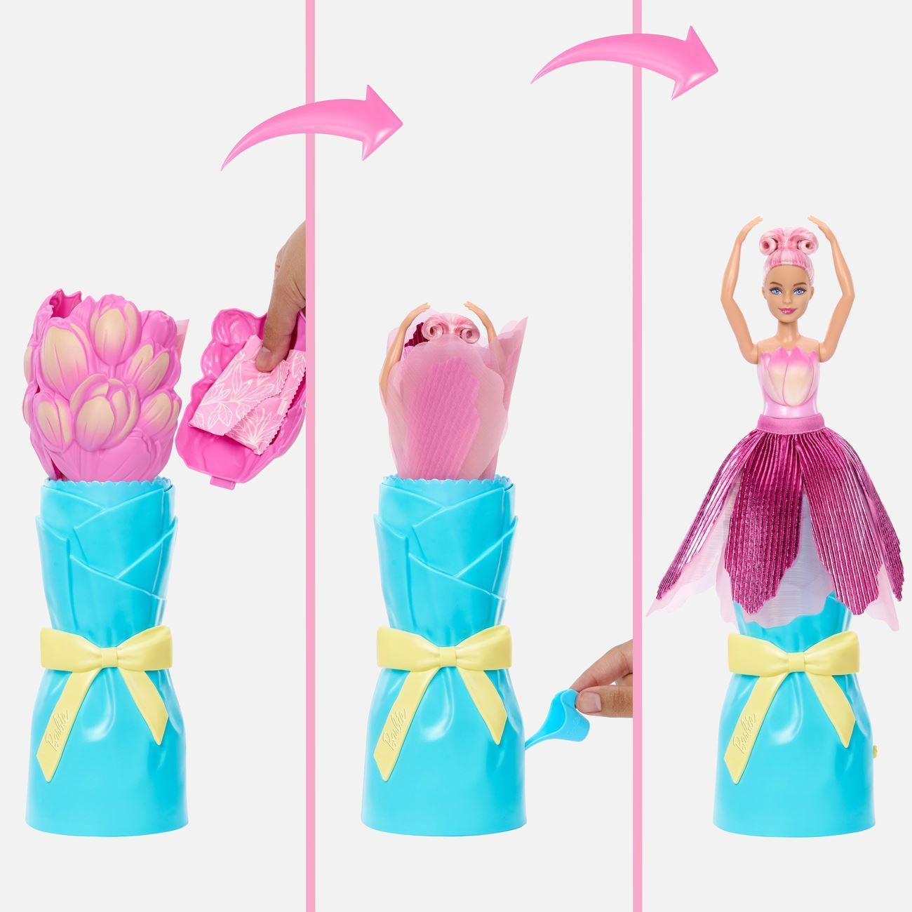 Papusa Barbie Pop Reveal Lalea Roz - Mattel - poza 4