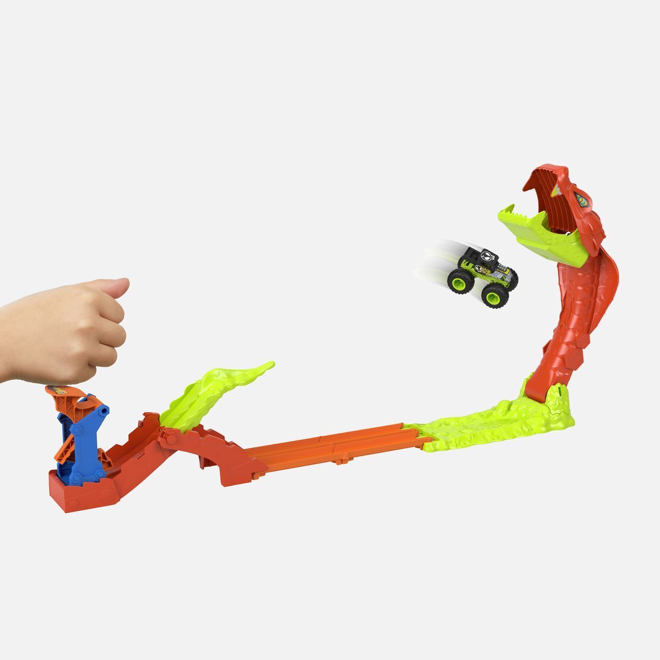 Pista Monster Trucks Atac de Sarpe - Mattel - poza 5