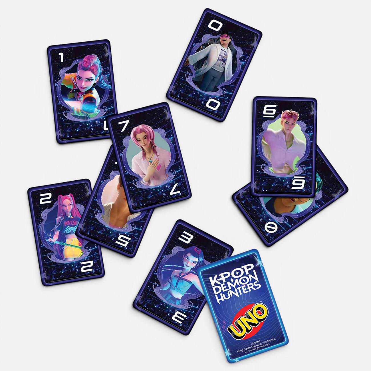 UNO K-Pop Demon Hunters - Mattel - poza 3
