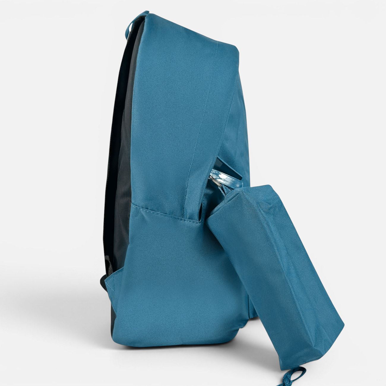 Ghiozdan Scolar Albastru Smarald cu Penar 31x13,5x42,5cm - poza 3