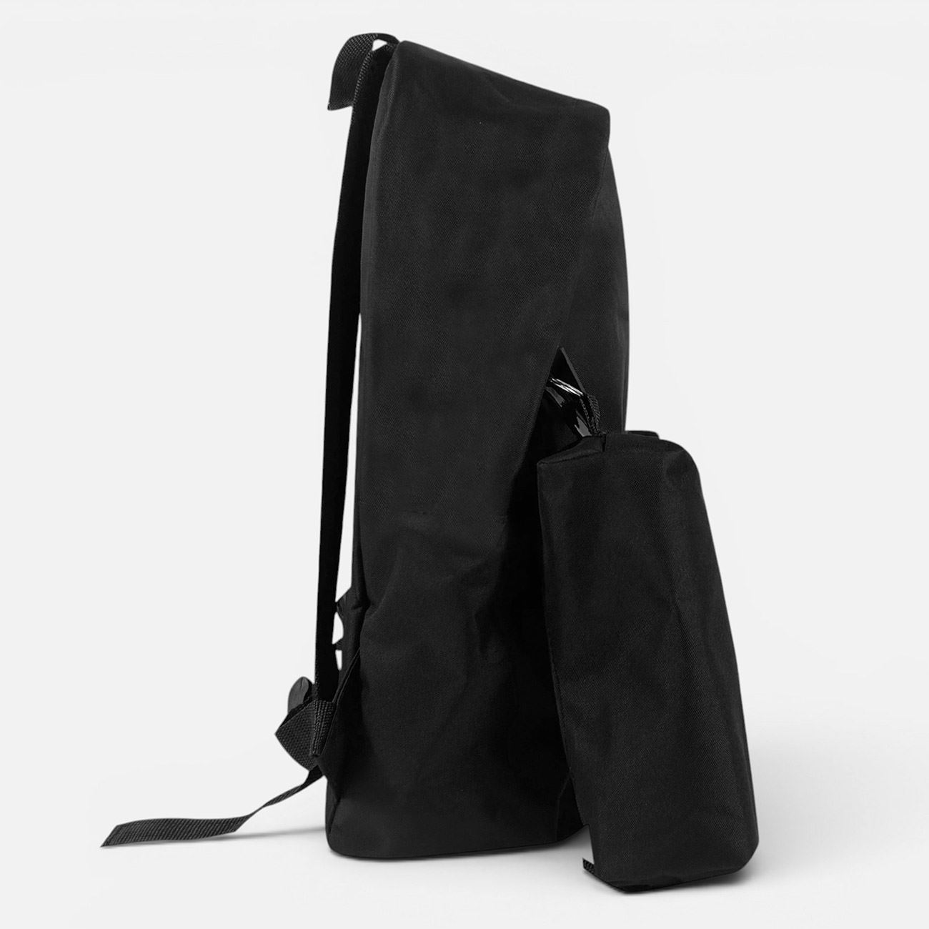 Ghiozdan Scolar Negru cu Penar 31x13,5x42,5cm - poza 3