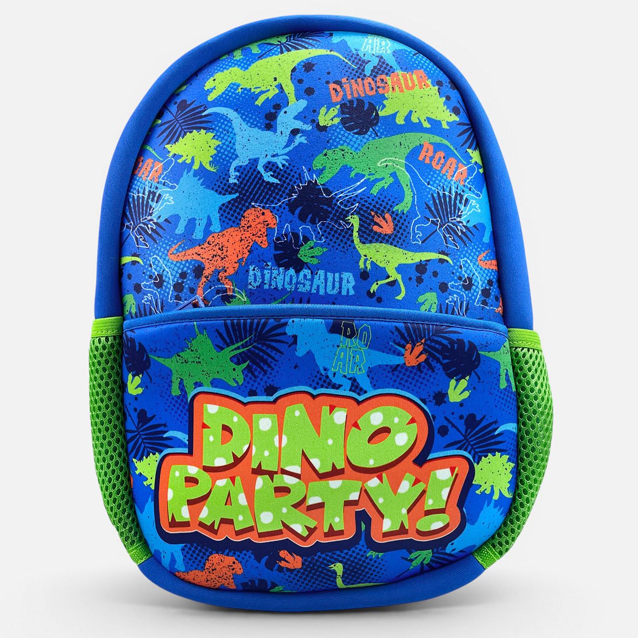 Ghiozdan Gradinita din Neopren Albastru cu Dinozauri