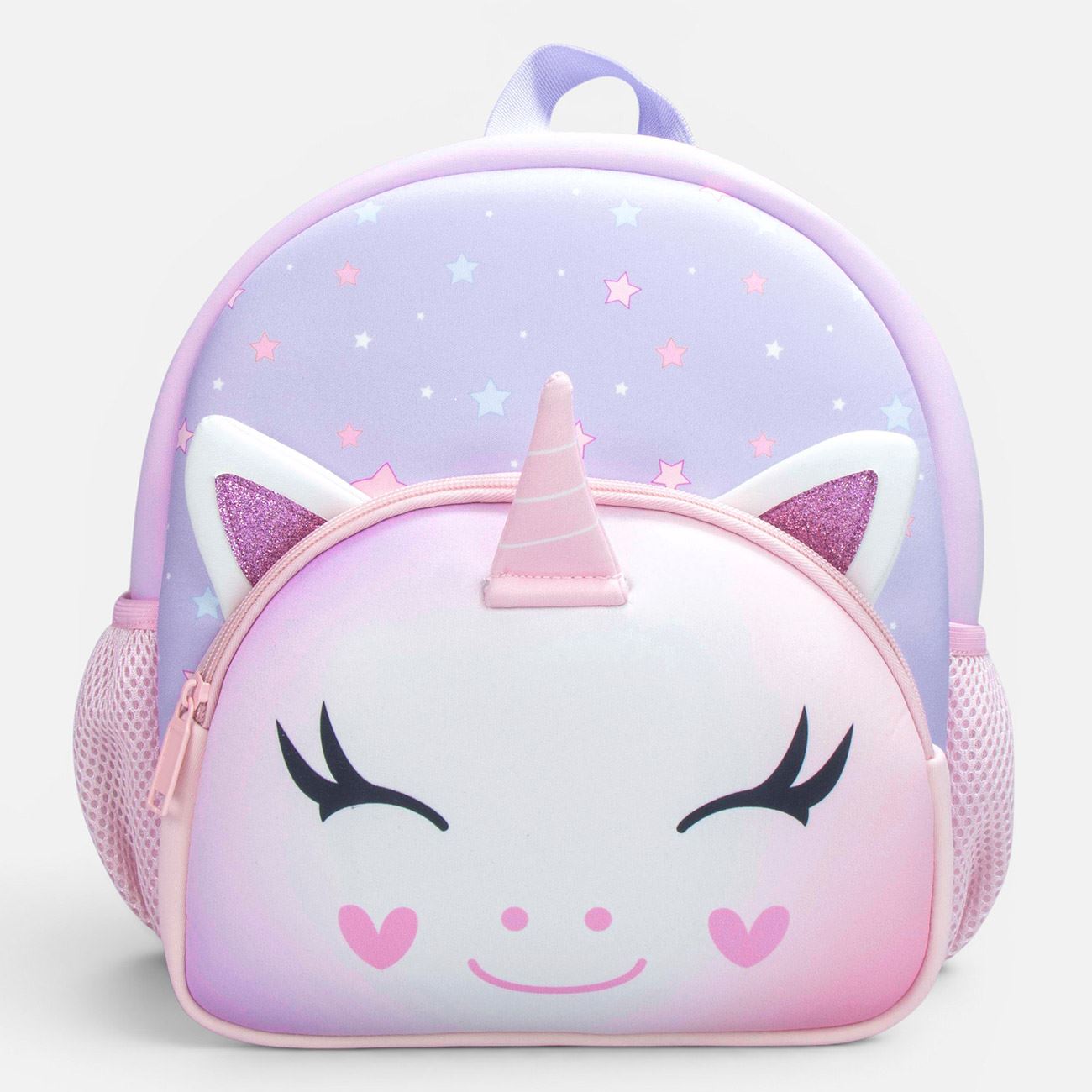 Ghiozdan Gradinita din Neopren Lila cu Unicorn