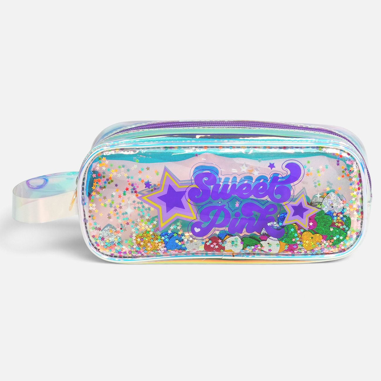 Penar Oval Holografic Sweet Pink 22x5,5x10cm - poza 3