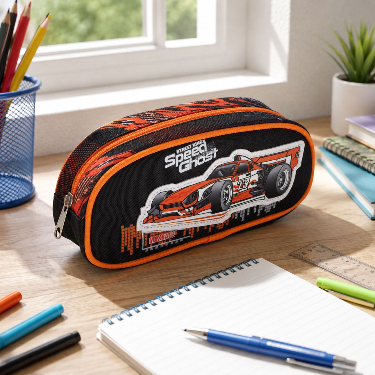 Penar Oval cu Masina de Curse - 22x6,5x10cm - poza 2