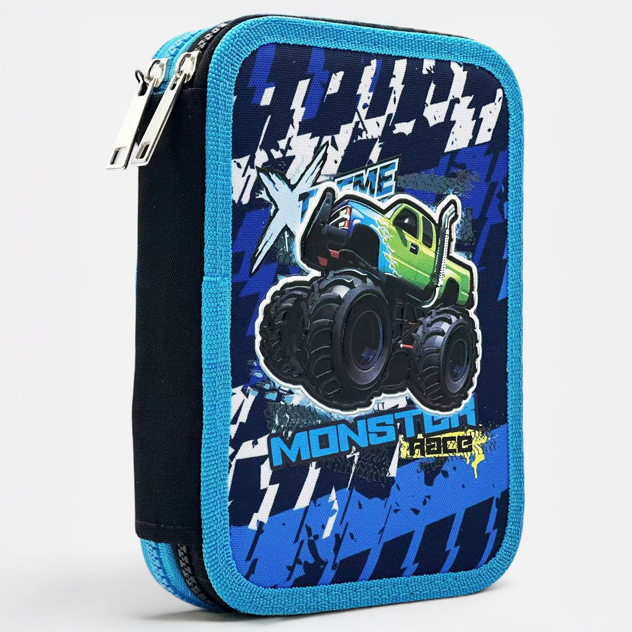 Penar Dublu Echipat Albastru Monster Truck 14x4,5x20cm