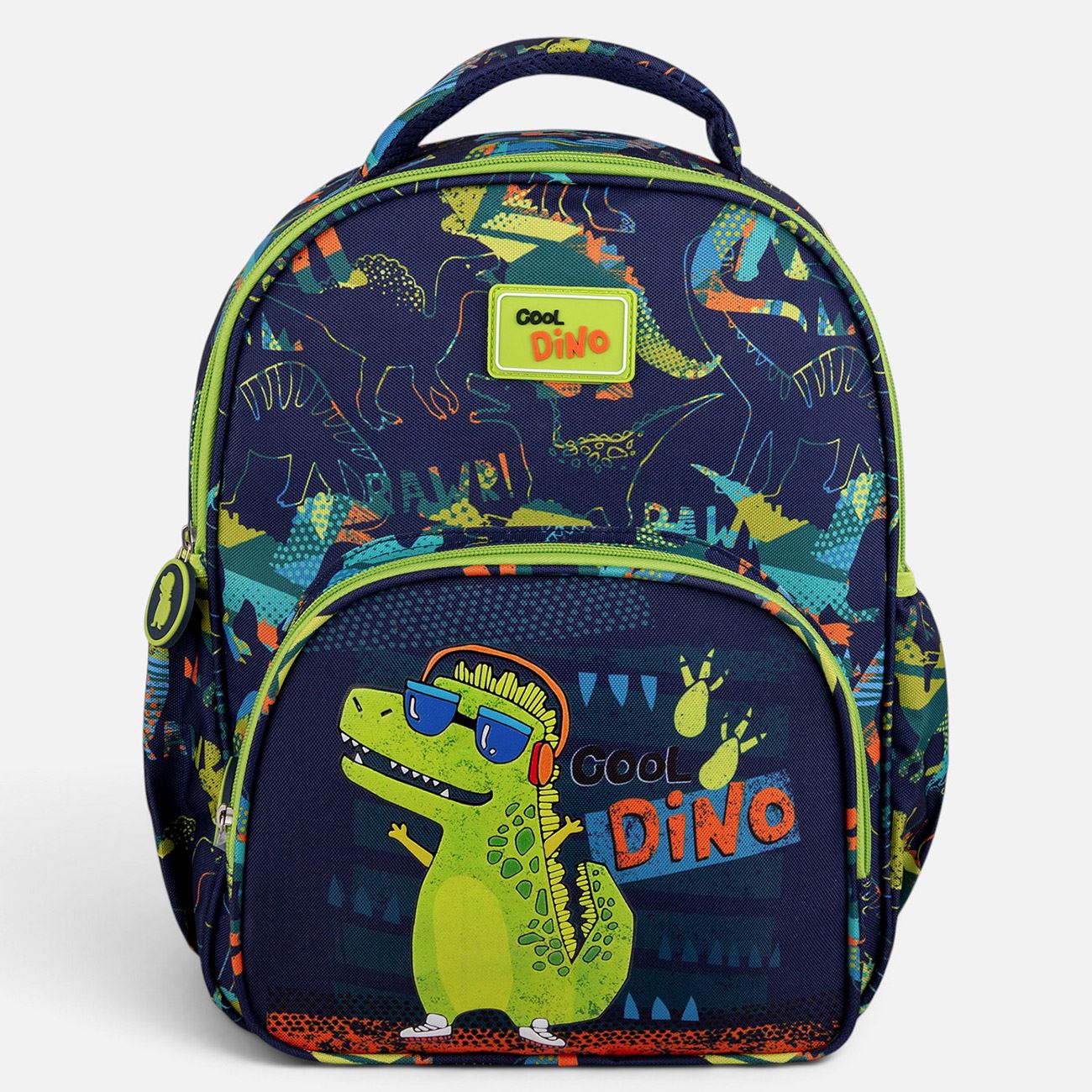Ghiozdan Gradinita Albastru cu Model 3D Dinozaur