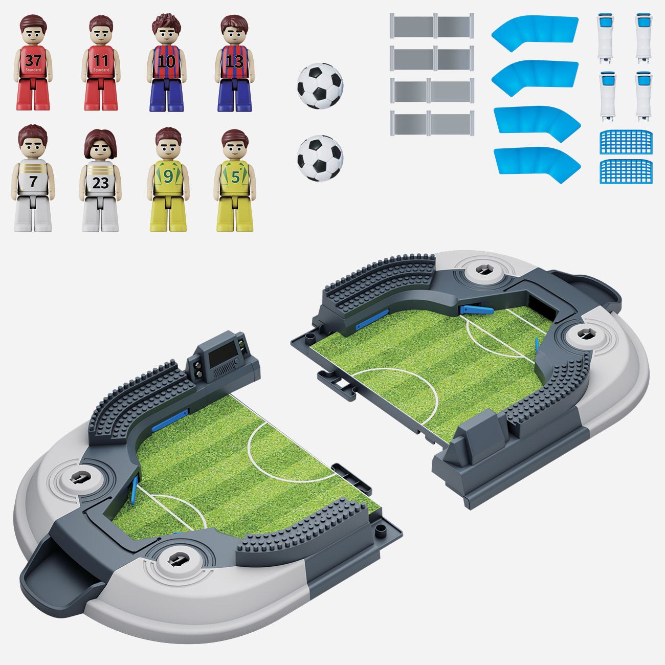 Masa de Fotbal cu 8 Figurine Jucatori 70,5x35,8x11,8cm - poza 5