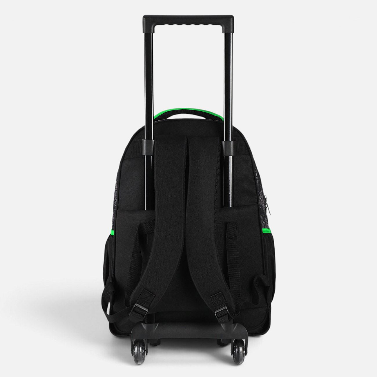 Ghiozdan Troler Negru & Verde Minge de Fotbal pentru Clasele Primare 33x22x47cm - poza 5