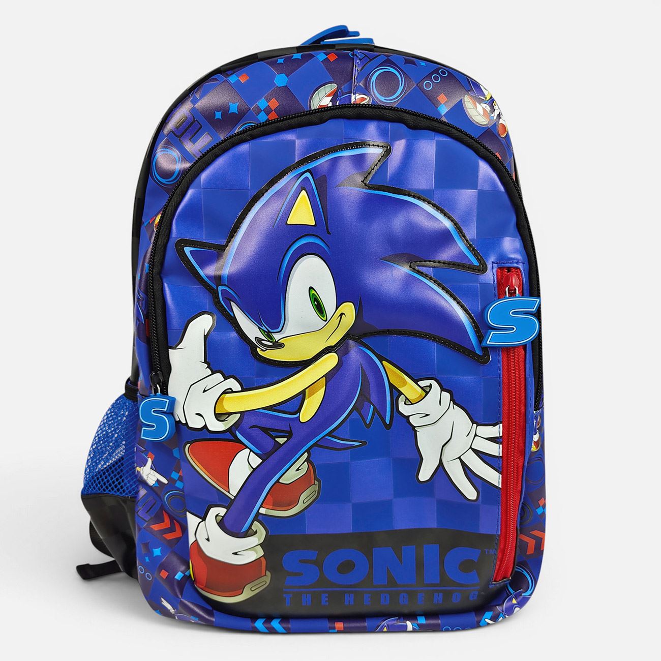 Ghiozdan Albastru Sonic - 31x18x41cm
