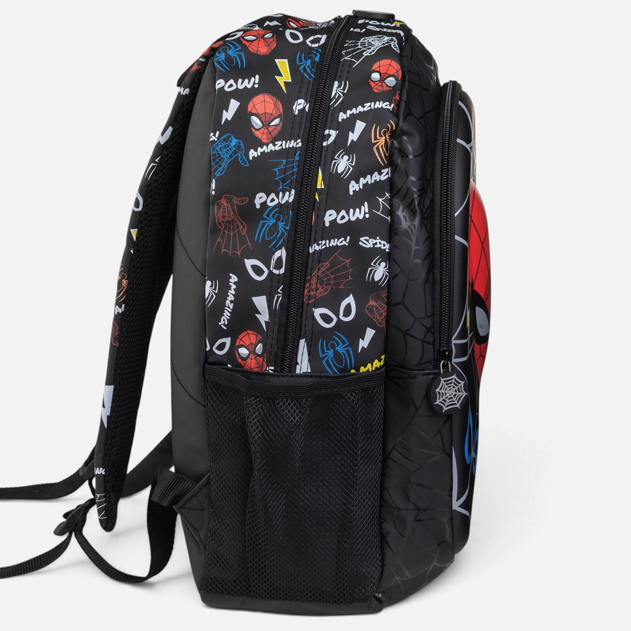 Ghiozdan Negru Spiderman 31x18x41cm - poza 2