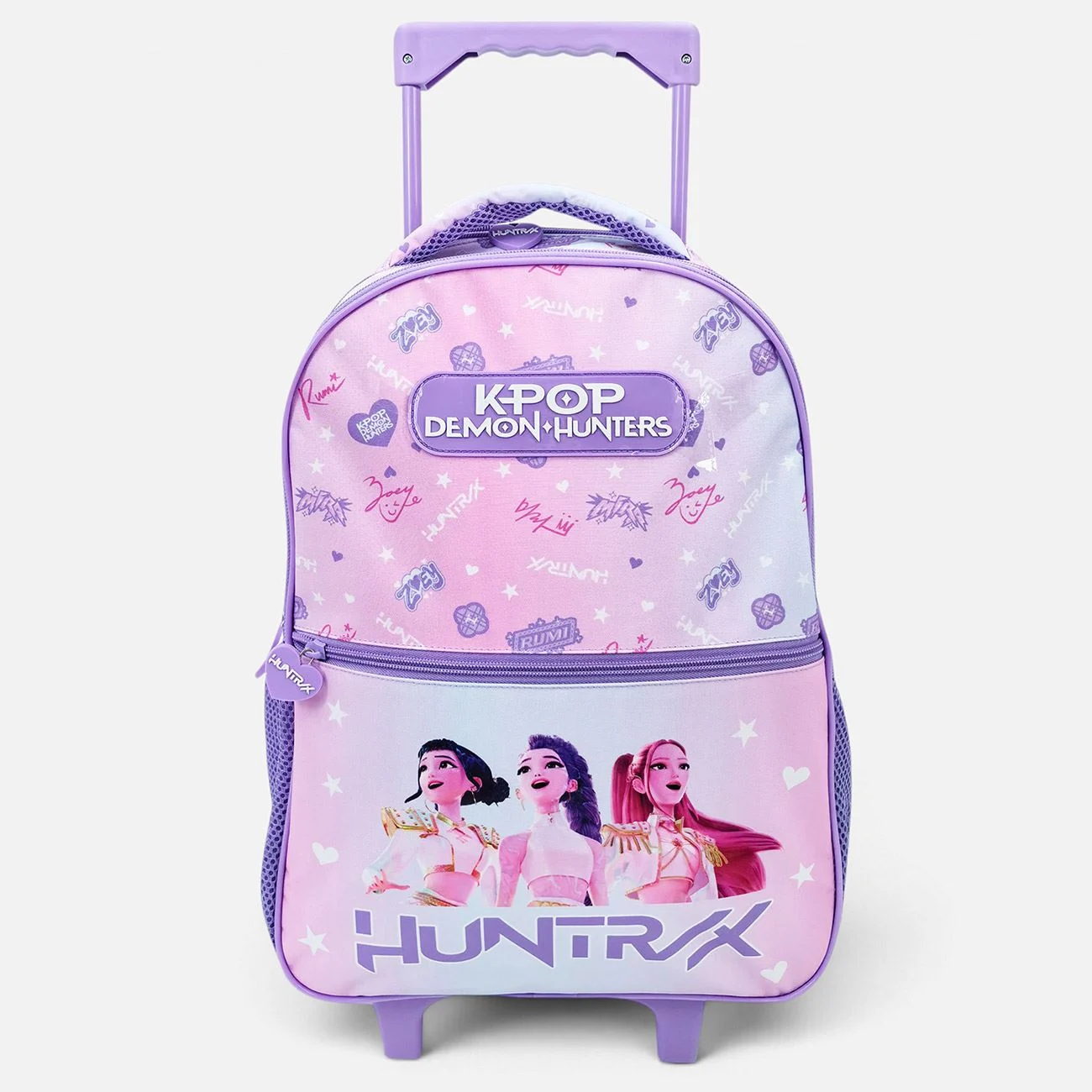 Ghiozdan Troler Lila Degrade K-POP pentru Clasele Primare 34x20x44cm