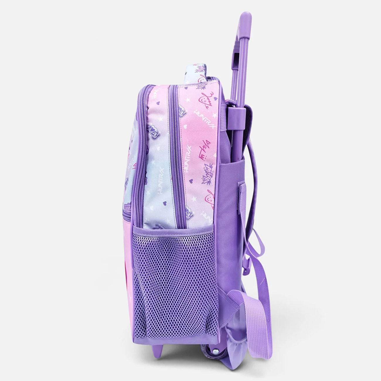 Ghiozdan Troler Lila Degrade K-POP pentru Clasele Primare 34x20x44cm - poza 2
