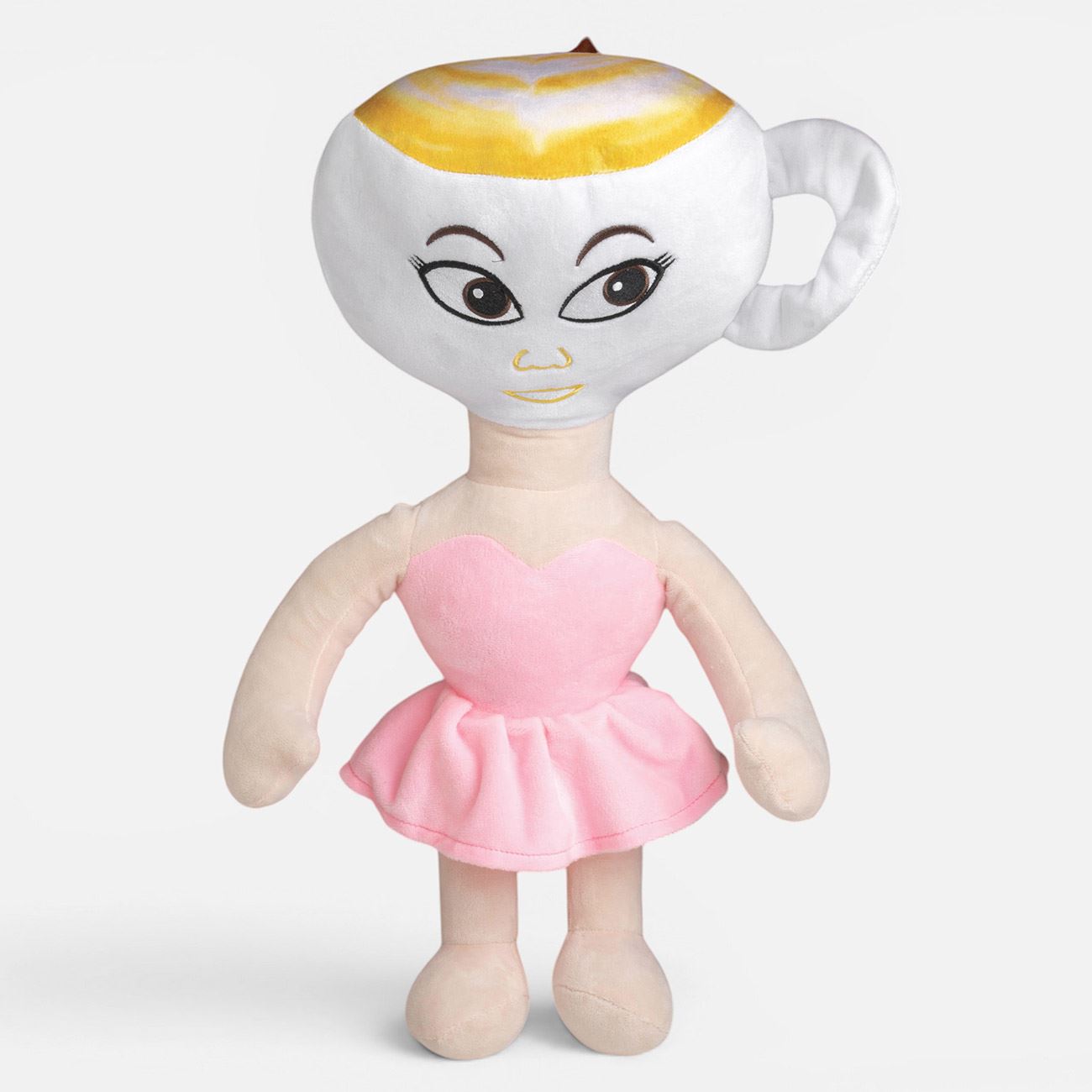 Jucarie de Plus Brainrot Ballerina Cappuccina 50cm