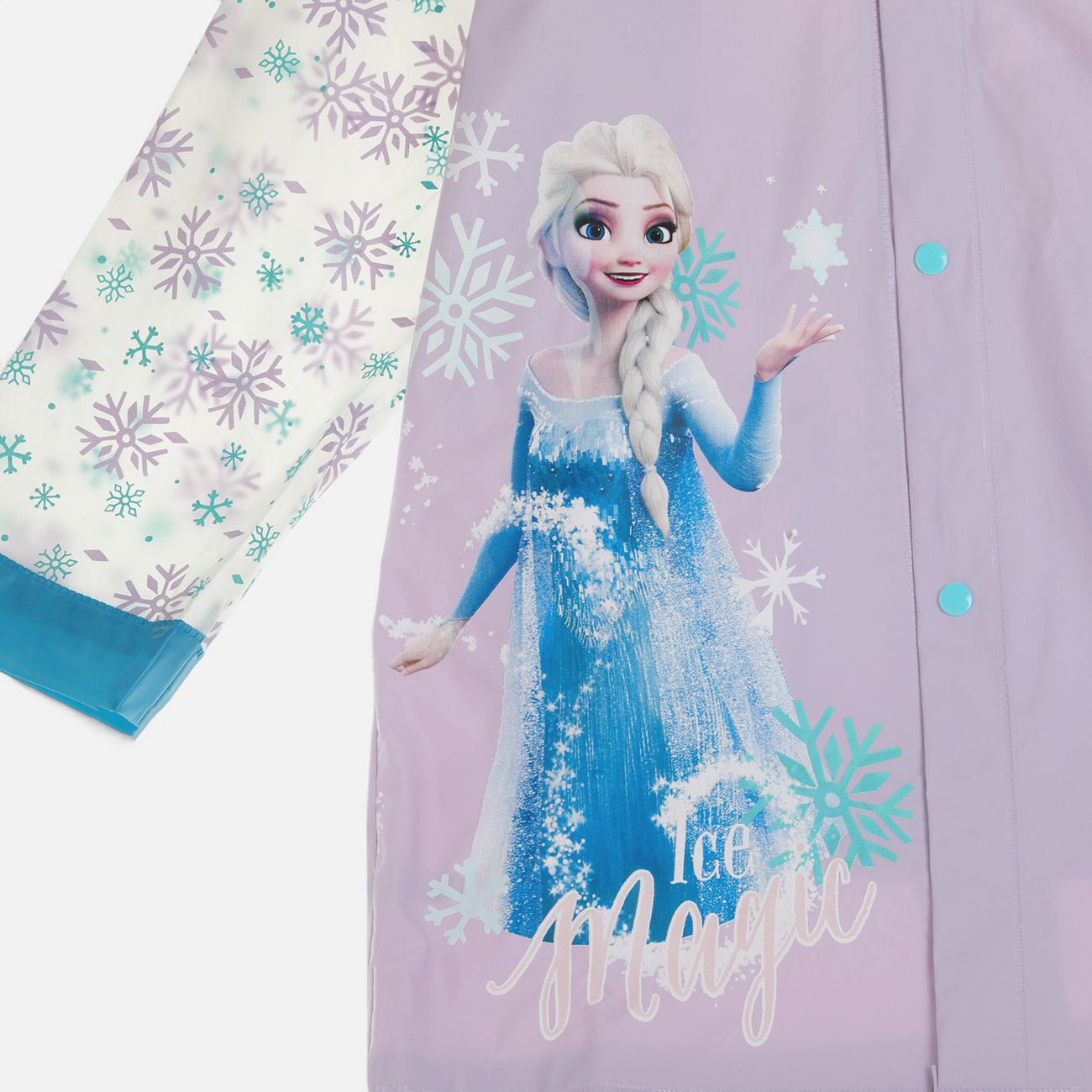 Pelerina de Ploaie Lila cu Maneci Transparente Frozen pentru Copii - Marime Universala - poza 2