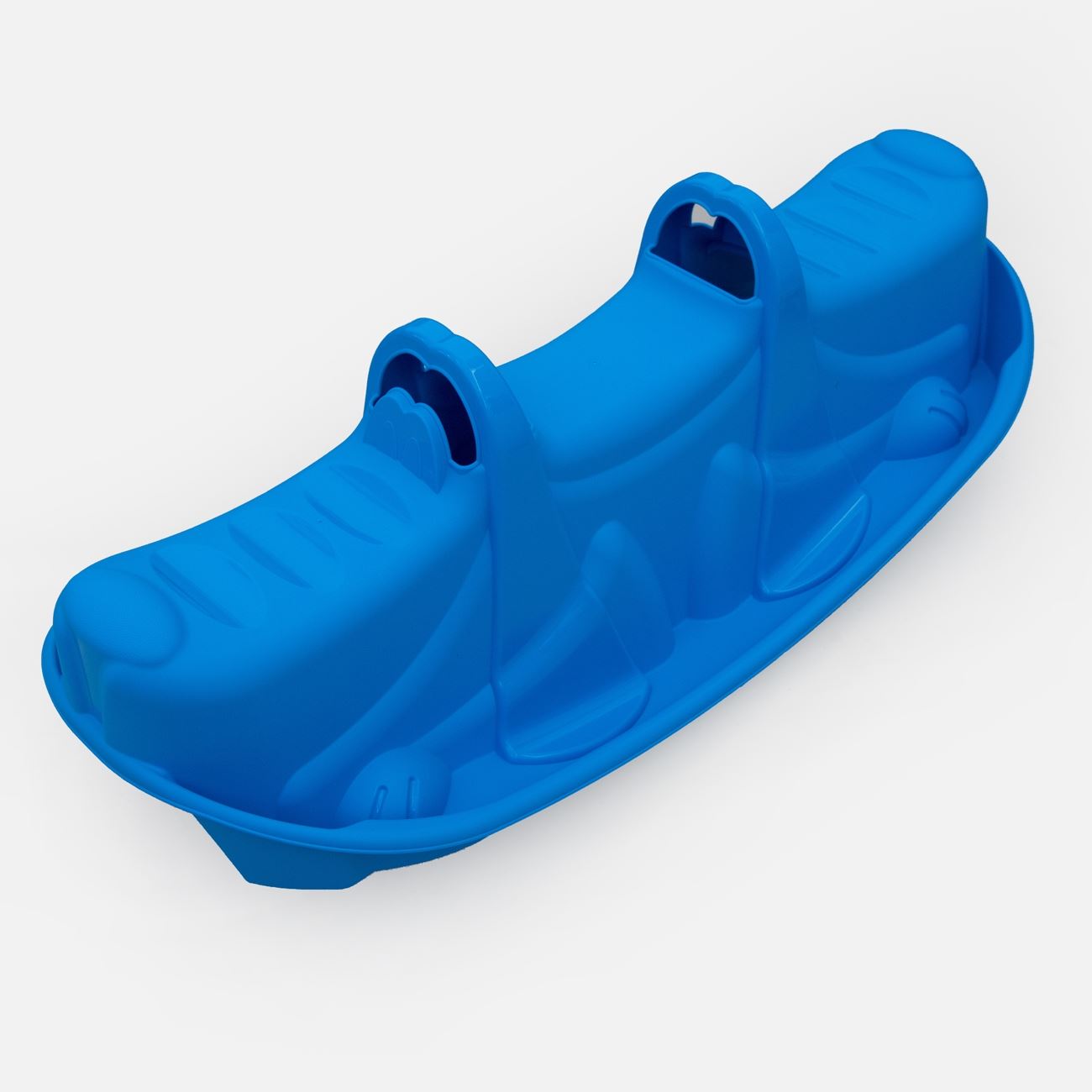 Balansoar cu 3 Locuri Albastru Crocodil 103,5x43,5x35,5cm - poza 2