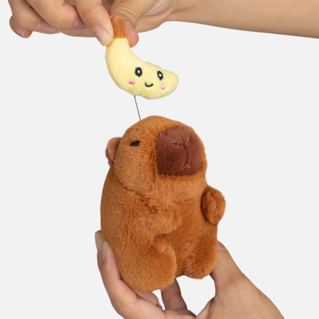 Jucarie de Plus Capybara cu Fructe 15cm - poza 3