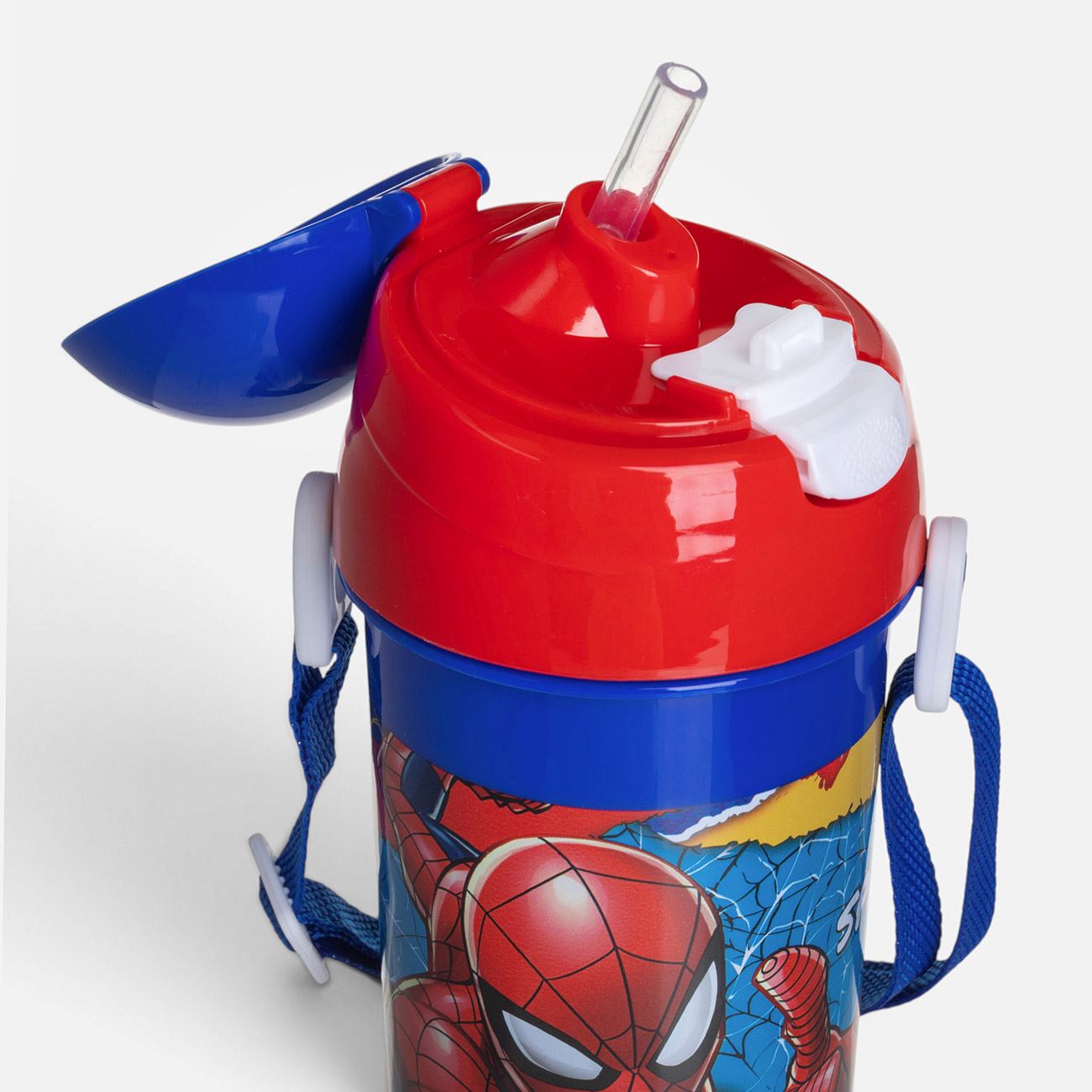 Sticla Pop Up Spiderman Albastra 500ml - poza 2