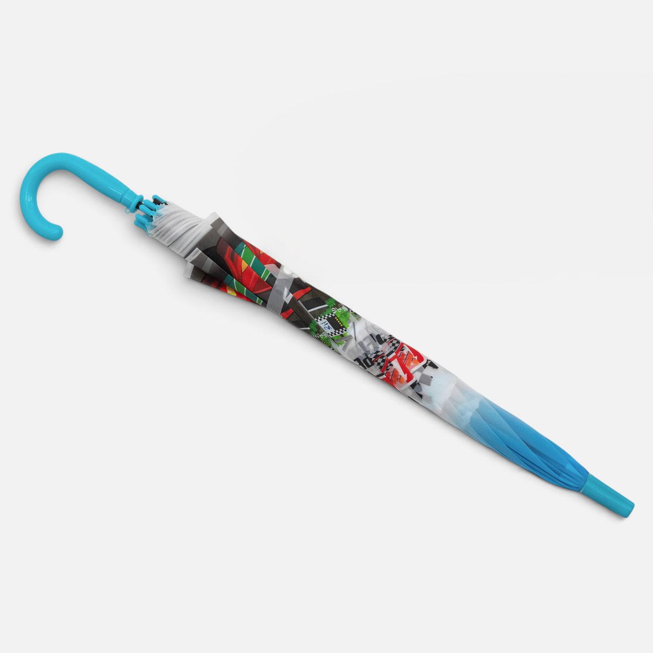 Umbrela de Ploaie Tip Baston Automata Masinute pentru Copii 66cm - poza 4