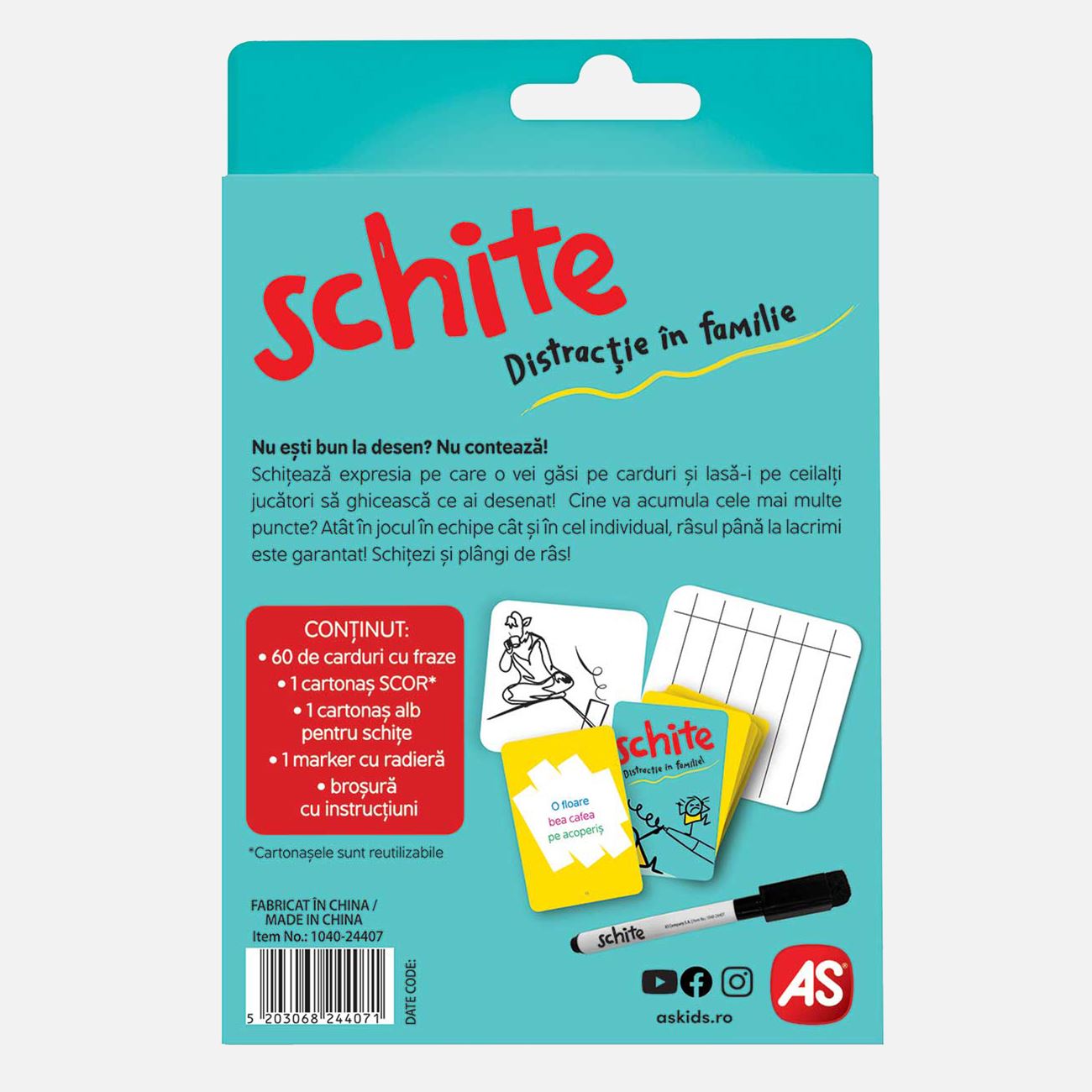 Joc de Societatre ”Schite Distractie in Familie” - AS - poza 4