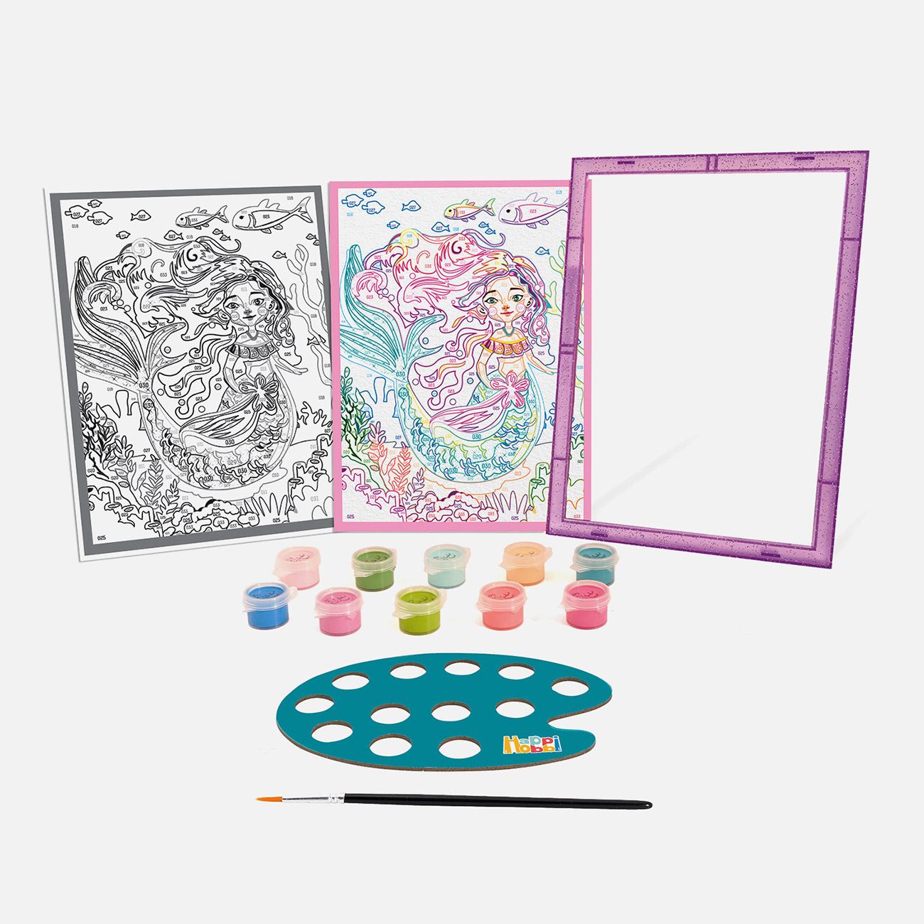 HappiHobbi Pictura pe Numere Mythical Mermaid - AS - poza 2
